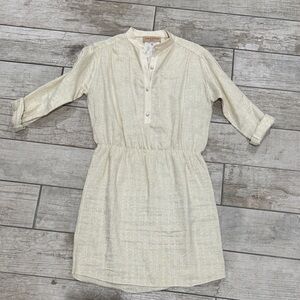 Loris Diran Cream Button-Up Shirt